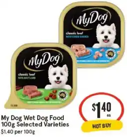 IGA My Dog Wet Dog Food offer