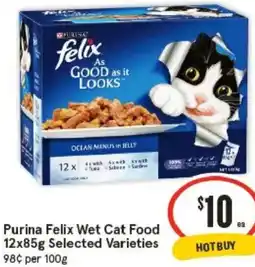 IGA Purina Felix Wet Cat Food offer