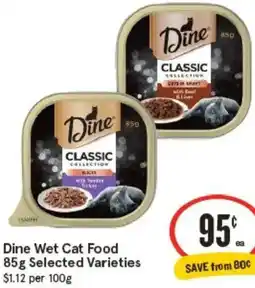 IGA Dine Wet Cat Food offer