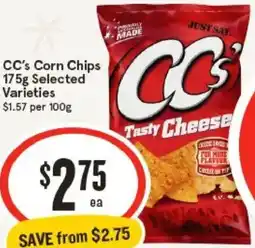 IGA CC's Corn Chips offer