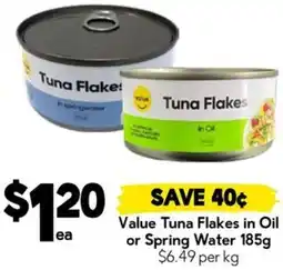 Drakes Value Tuna Flakes in Oil or Spring Water offer