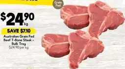 Drakes Australian Grain Fed Beef T-Bone Steak offer