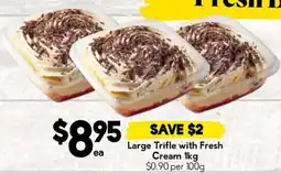 Drakes Large Trifle with Fresh Cream offer