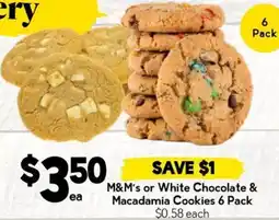 Drakes M&M's or White Chocolate & Macadamia Cookies offer