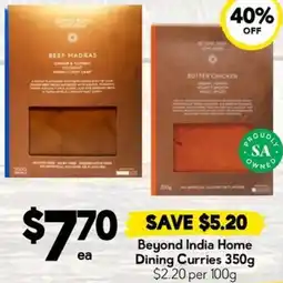 Drakes Beyond India Home Dining Curries offer