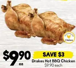 Drakes Drakes Hot BBQ Chicken offer
