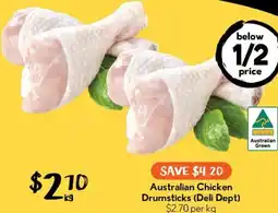 Drakes Australian Chicken Drumsticks offer