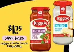 Drakes Leggo's Pasta Sauce offer