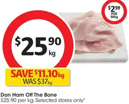 Coles Don Ham Off The Bone offer