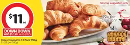 Coles Coles Croissants 12 Pack offer