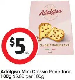 Coles Adalgisa Mini Classic Panettone offer