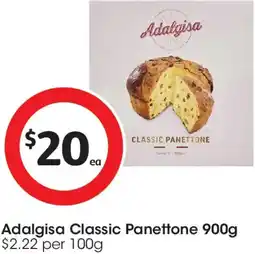 Coles Adalgisa Classic Panettone offer