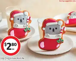 Coles Coles Christmas Koala Biscuit offer