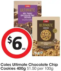 Coles Coles Ultimate Chocolate Chip Cookies offer