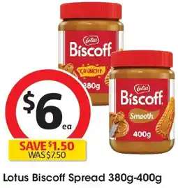 Coles Lotus Biscoff Spread offer