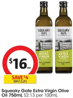 Coles Squeaky Gate Extra Virgin Olive Oil offer