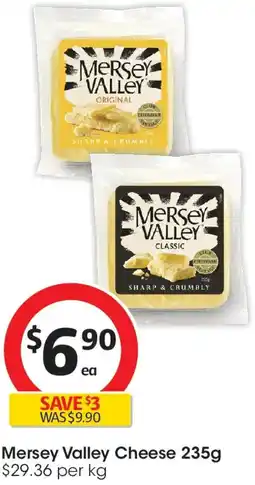 Coles Mersey Valley Cheese offer