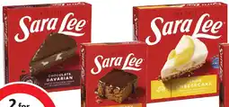 Coles Sara Lee Frozen Lemon or Chocolate Bavarian Cheesecake offer