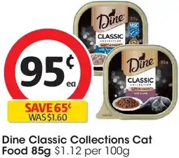 Coles Dine Classic Collections Cat Food offer