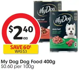 Coles My Dog Dog Food offer