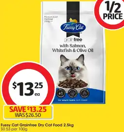Coles Fussy Cat Grainfree Dry Cat Food offer