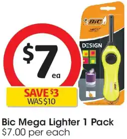Coles Bic Mega Lighter offer