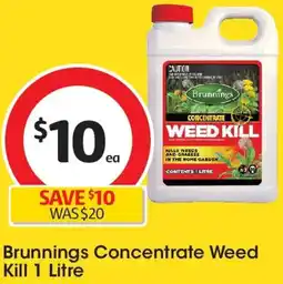 Coles Brunnings Concentrate Weed Kill offer
