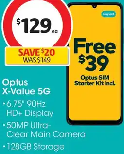 Coles Optus X-Value offer