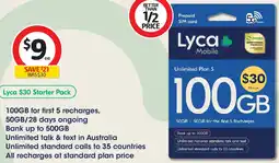 Coles Lyca Starter Pack offer