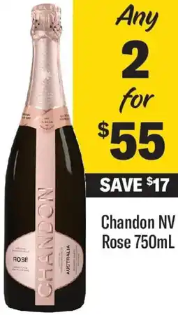 Coles Chandon NV Rose offer