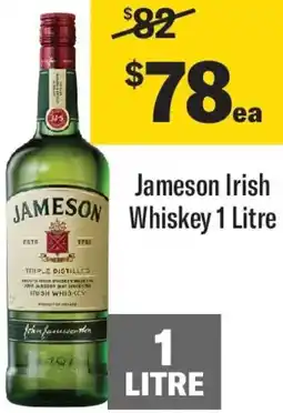 Coles Jameson Irish Whiskey offer