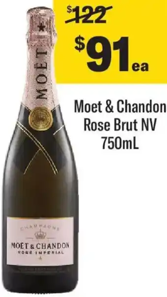 Liquorland Moet & Chandon Rose Brut NV offer