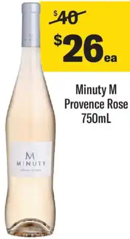 Liquorland Minuty M Provence Rose offer