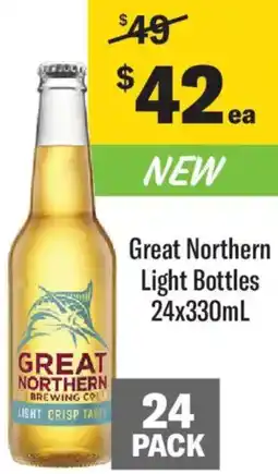 Liquorland Great Northern Light Bottles offer
