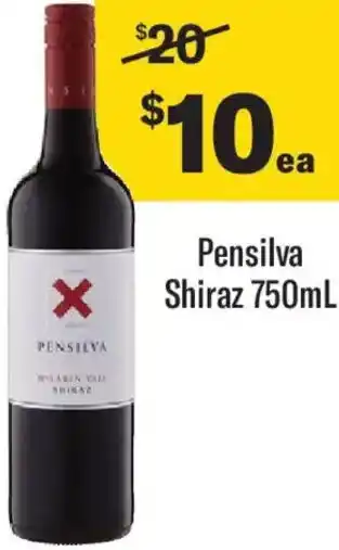 Liquorland Pensilva Shiraz offer