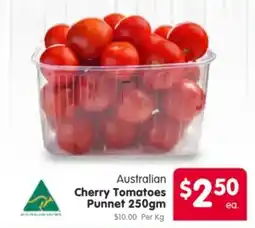 Spar Australian cherry tomatoes punnet offer