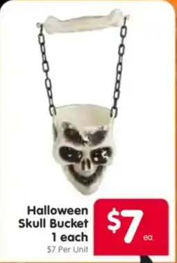 Spar Halloween skull bucket offer