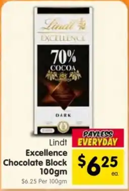 Spar Excellence chocolate block offer