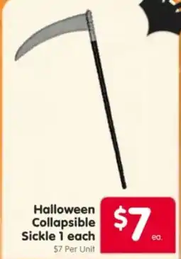 Spar Halloween collapsible sickle offer