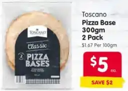 Spar Toscano pizza base offer