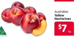 Spar Australian yellow nectarines offer