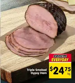 Spar Triple smoked gypsy ham offer