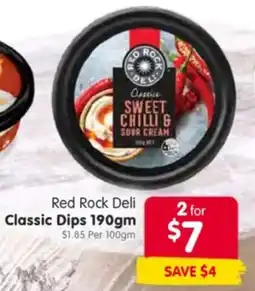 Spar Red rock deli classic dips offer