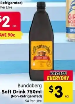 Spar Bundaberg soft drink offer