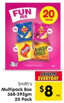 Spar Smith's multipack box offer