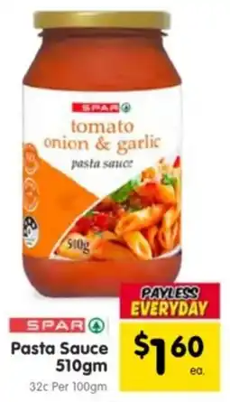Spar Pasta sauce offer