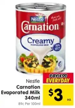 Spar Nestle carnation evaporated milk offer