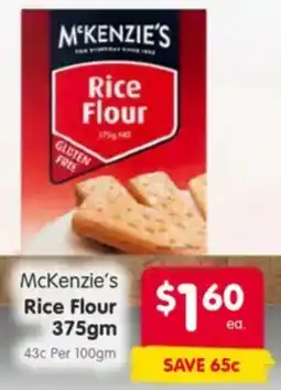 Spar Mckenzie's rice flour offer