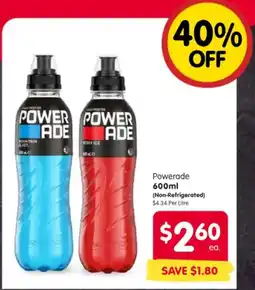 Spar Powerade offer