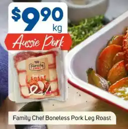 Foodland Family chef boneless pork leg roast offer